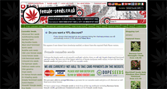 Desktop Screenshot of female-seeds.co.uk